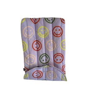 Baggu 16” Puffy Laptop Tablet Happy Face Sleeve Case